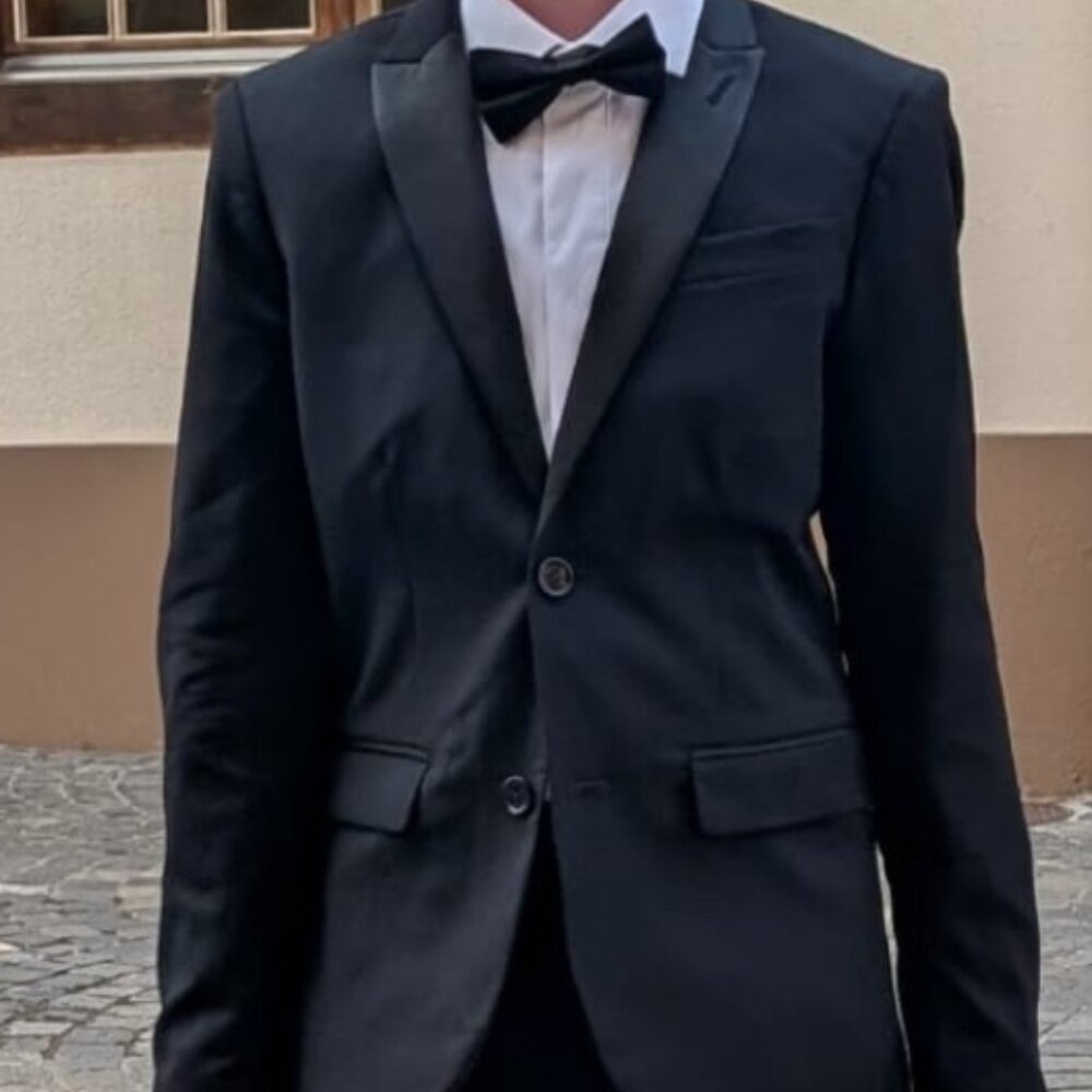 Boys J.Crew Crewcuts tuxedo - jacket, shirt, bowtie, pants 14 EUC